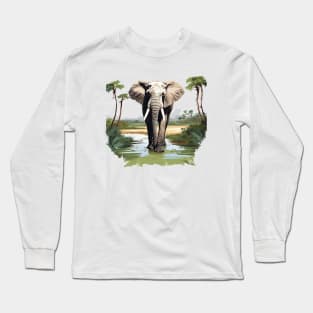 I Love Elephants Long Sleeve T-Shirt